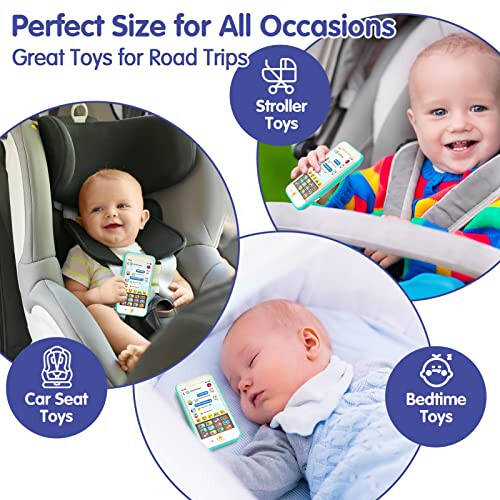 Multifunctional Baby Toys - 29 Function Toy Phone for 1 Year Old Boy & Girl, 6-18 Months - 6