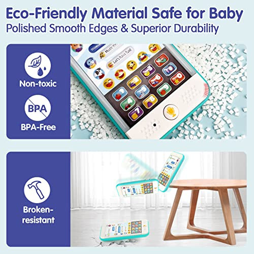 Multifunctional Baby Toys - 29 Function Toy Phone for 1 Year Old Boy & Girl, 6-18 Months - 5