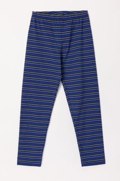 10-16 Yaş Erkek Çocuk Pijama-Pls - 875-Mavi - 7