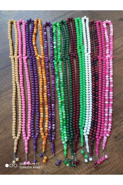 10 Adet Karışık Namaz(zikir) Tesbihi 10mm - OSMANLI