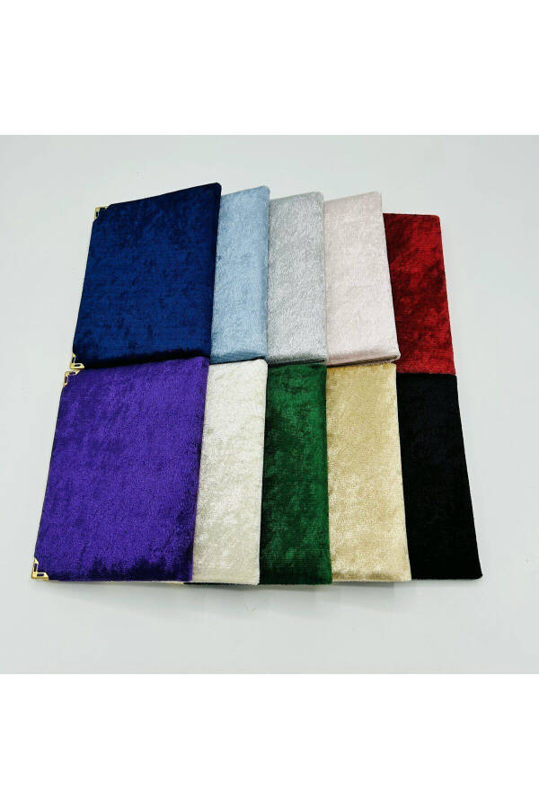 10 Assorted Color Gift Tulle Pouch Velvet Y - 2