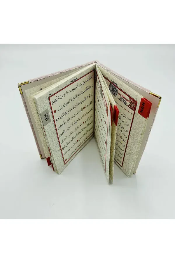 10 dona aralash rangli sovg'a uchun kashtali baxmal qop - 3