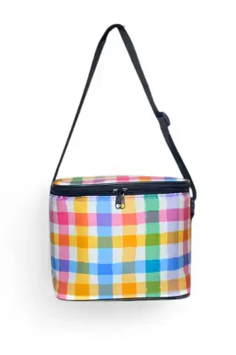 10 Litre Picnic Bag Food Carrier Thermos Thermal Lunch Cooler-Blue - 5