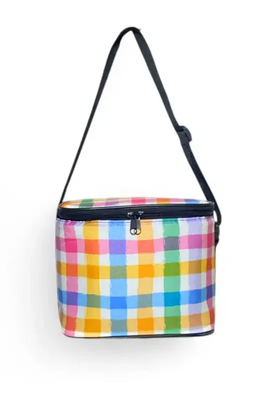 10 Litre Picnic Bag Food Carrier Thermos Thermal Lunch Cooler-Blue - 5