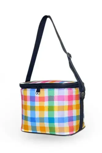 10 Litre Picnic Bag Food Carrier Thermos Thermal Lunch Cooler-Blue - 7