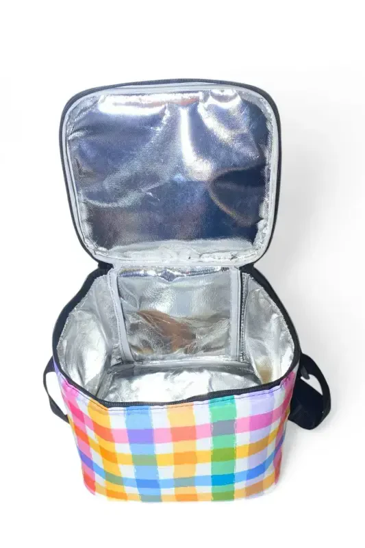 10 Litre Picnic Bag Food Carrier Thermos Thermal Lunch Cooler-Blue - 8