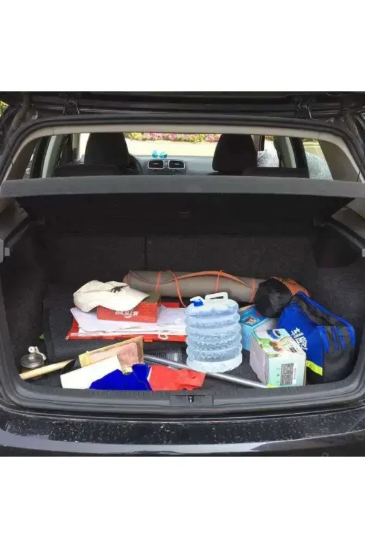 10 litrli Katlanadigan Muslukli Su Idish, Akkordeon Damakana Chiqaruvchi Su Xaltasi Plastik Piknik Kamp - 5