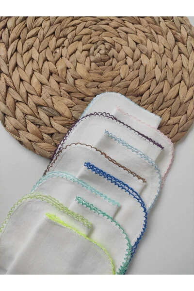 10-лу пелёнка для младенцев, 100% хлопчатобумажная бязь, салфетка для очищения младенцев, пелёнка для новорожденных - 3