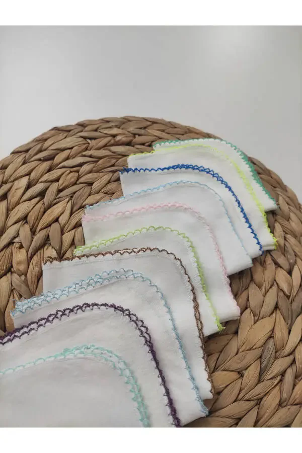 10-лу пелёнка для младенцев, 100% хлопчатобумажная бязь, салфетка для очищения младенцев, пелёнка для новорожденных - 5