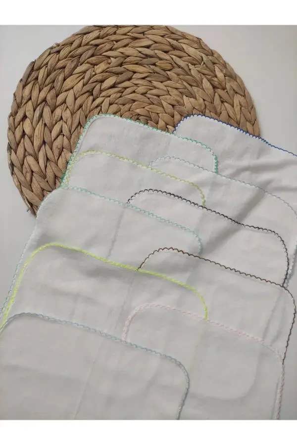 10-лу пелёнка для младенцев, 100% хлопчатобумажная бязь, салфетка для очищения младенцев, пелёнка для новорожденных - 6