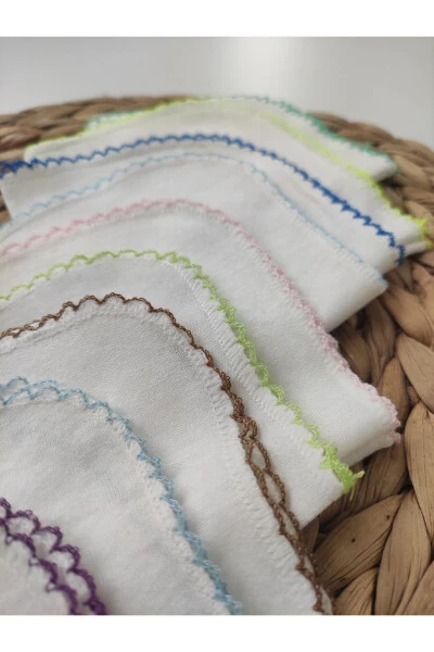 10-лу пелёнка для младенцев, 100% хлопчатобумажная бязь, салфетка для очищения младенцев, пелёнка для новорожденных - 8