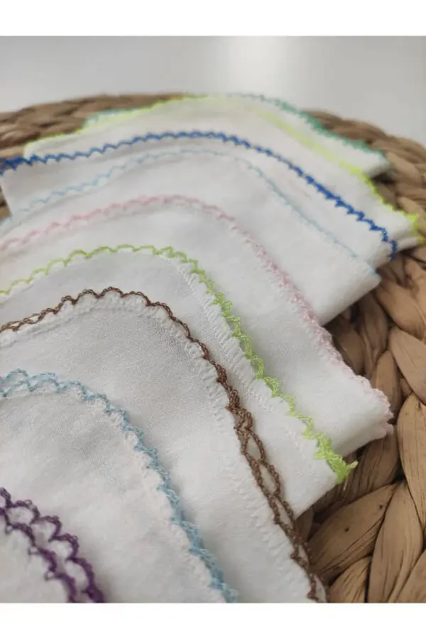 10-лу пелёнка для младенцев, 100% хлопчатобумажная бязь, салфетка для очищения младенцев, пелёнка для новорожденных - 8