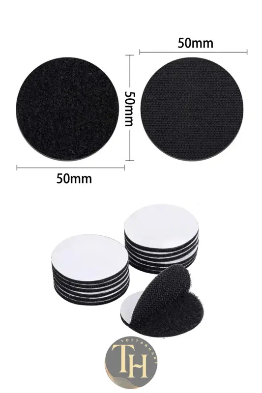 10 Pack Non-Slip Rug Mat Bedspread Gripper Velcro Set Adhesive Rug Anti-Slip - 6