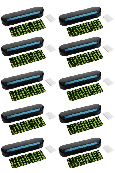 10 Pack Numbering Numberator Flip-Open Phosphorous - REPLAX