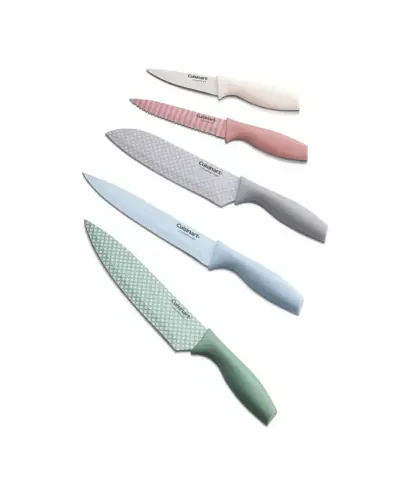 10-Piece Farmhouse Printed Cutlery Set - Multicolor Pastel Print - CUISINART (1)