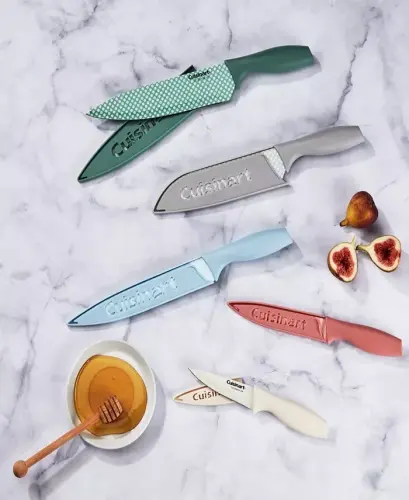 10-Piece Farmhouse Printed Cutlery Set - Multicolor Pastel Print - 8