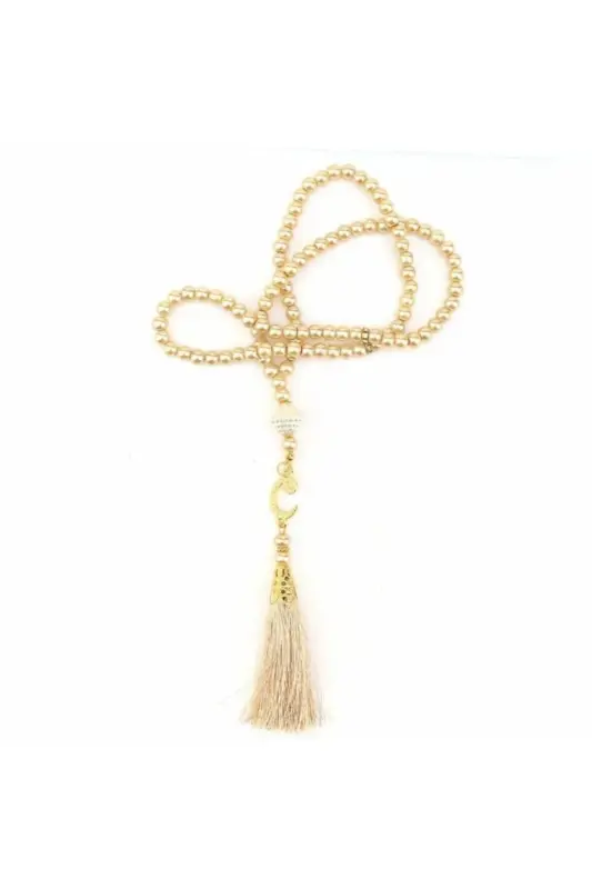 10 Pcs 99 Beads Pearl Rosary for Dowry, Gift, and Trousseau-GOLD - 2