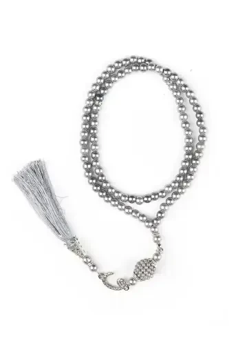 10 Pcs 99 Beads Pearl Rosary for Dowry, Gift, Bundle - GRAY - AYHANHOME (1)