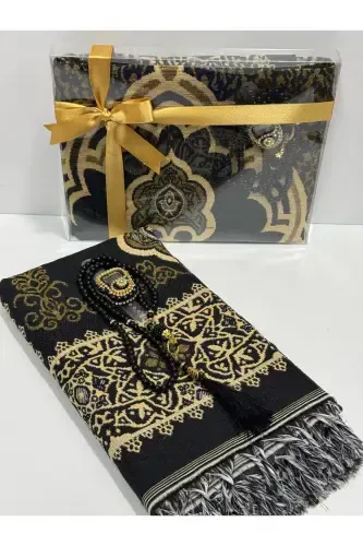 10 Pcs Mixed Color Hajj Gift Umrah Gift Hajj Prayer Rug Set Rosary Zikirmatik-Multi Color - 6