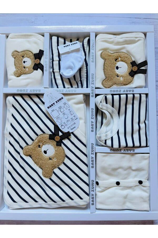 10-Piece Boxed Boy - Newborn Clothes Cotton Bear 11-Piece Hospital Discharge Sets Süzene Nak - 14