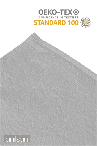 10-Piece Grey Hand Towel - 50x90 Cm, 225 Gr, 100% Cotton, Spa & Hotel Towel, Suitable for Daily Use-Grey - 3