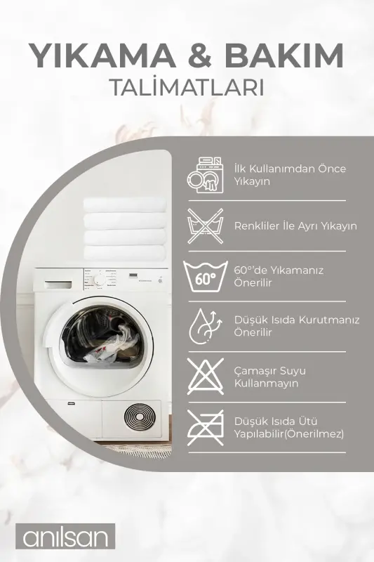 10-Piece Grey Hand Towel - 50x90 Cm, 225 Gr, 100% Cotton, Spa & Hotel Towel, Suitable for Daily Use-Grey - 5