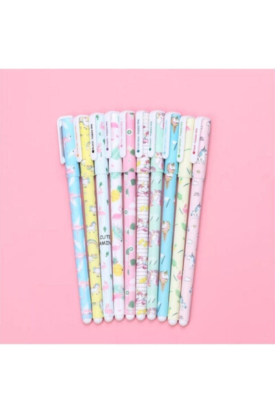 10 Piece Unicorn-flamingo Gel Pen Set - 13