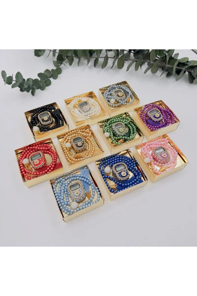 10 Pieces of Gold Boxed Rosary for Dowry Gifts and T - LENAGIFTWORKSHOP (1)