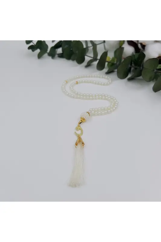 10 Pieces Prayer Beads with Tassels, Plastic Pearl 99 Prayer Beads (Mawlid-Circumcision-Hajj-Umrah) - 2