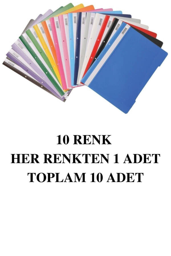 10 Rangli Ipli Fayl Va 100 Ta Konvert Fayl - 7