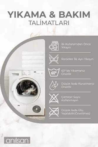 10 шт. белых ручных полотенец - 50x90 см, 225 г, 100% ПА - 8