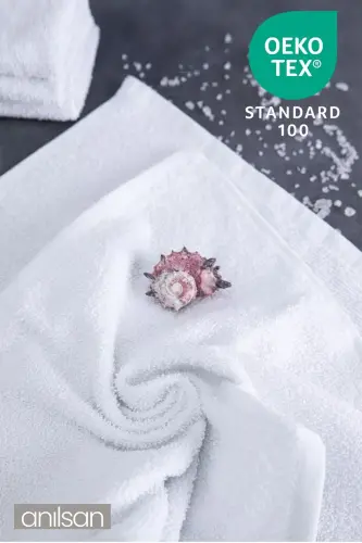 10 talik Oq Qo'l Sochig'i - 50x90 Sm, 225 Gr, 100% Pa - 4