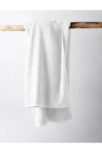 10 White Hand Towels - 50x90 Cm, 225 Gr, 100% Co - 2