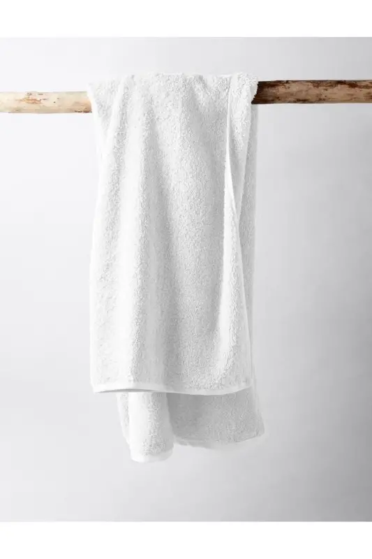 10 White Hand Towels - 50x90 Cm, 225 Gr, 100% Co - 2