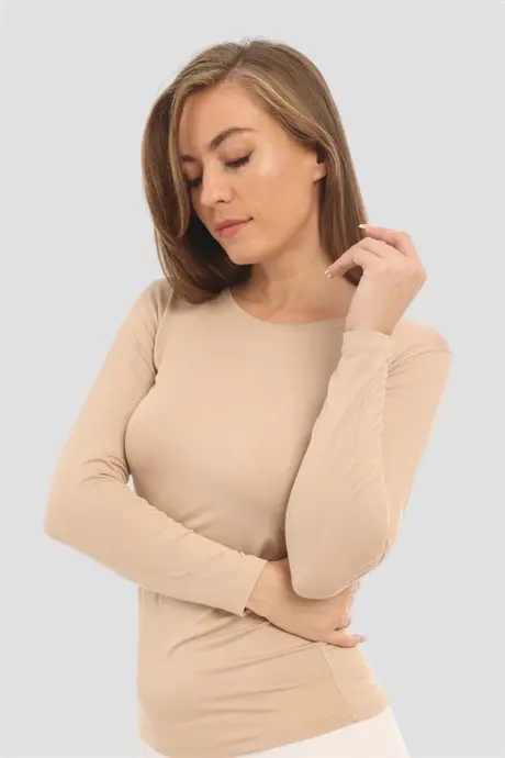 10 Women's Bamboo T-shirt Long Sleeve Undershirt Set - 1