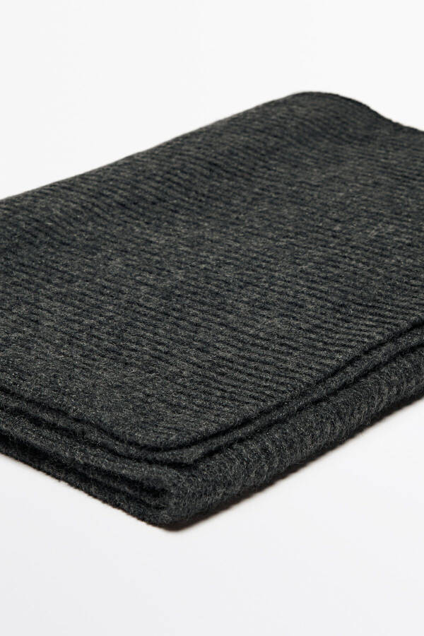 100% cashmere knitted scarf - 2