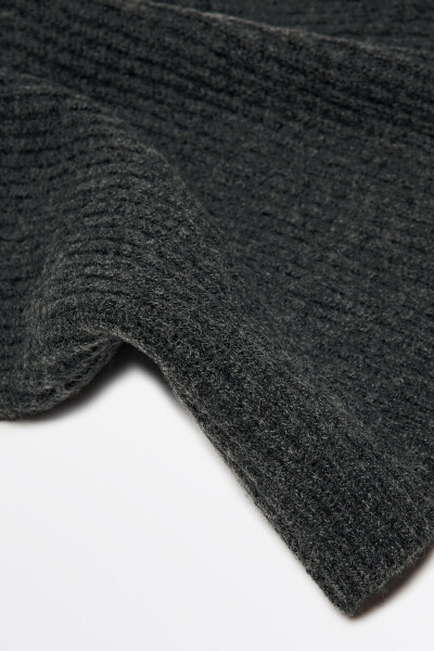 100% cashmere knitted scarf - 4