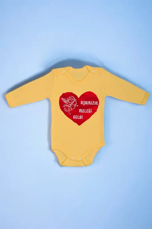 100% Cotton Angel of Your Love Arrived Printed Onesie & Bodysuit - BEBETOSPIK