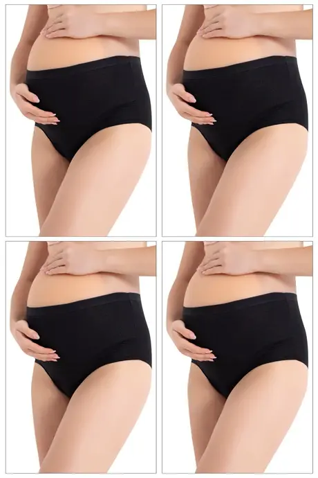 100% Cotton Briefs Black Pack of 4 - BÜYÜKBEDENIZ
