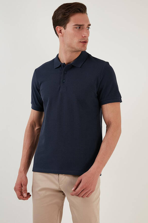 100% Cotton Buttoned Regular Fit Polo T Shirt 5902127 - 14