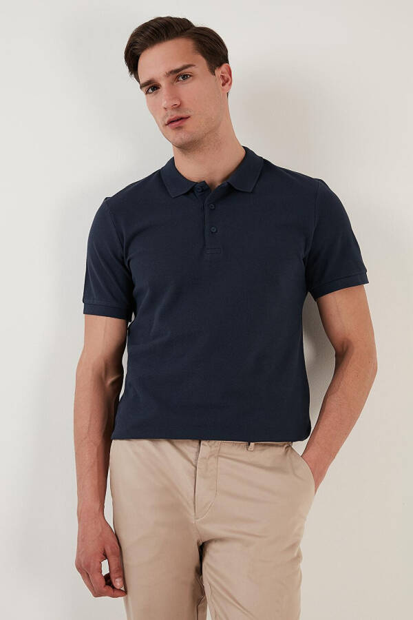 100% Cotton Buttoned Regular Fit Polo T Shirt 5902127 - 15