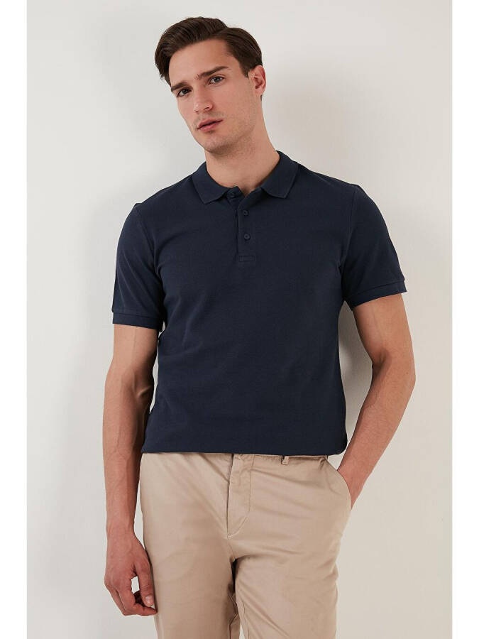 100% Cotton Buttoned Regular Fit Polo T Shirt 5902127 - 9