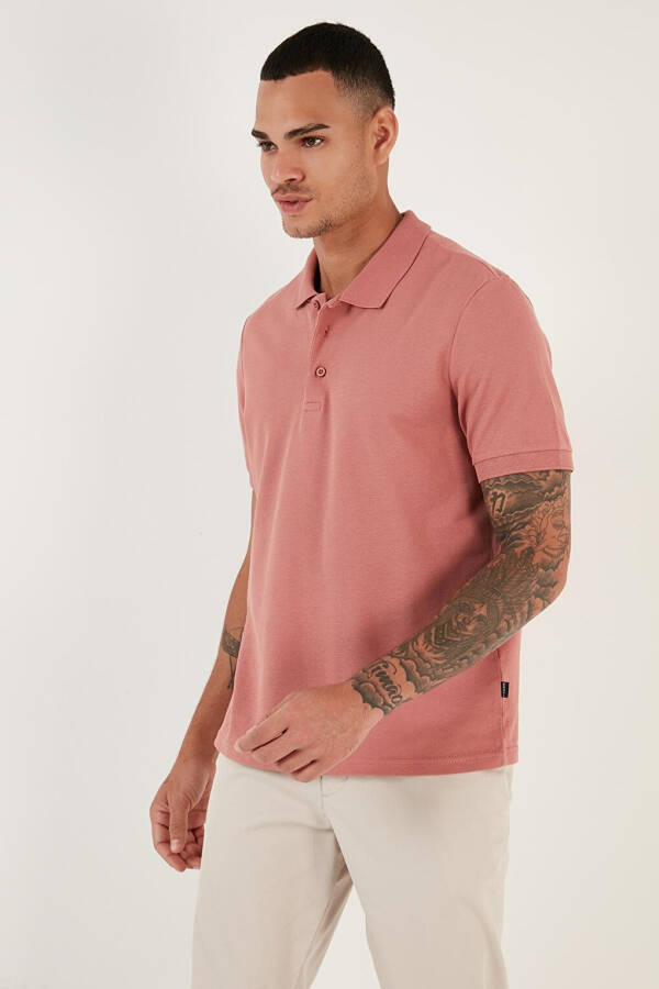 100% Cotton Buttoned Regular Fit Polo T Shirt 5902127 - 20