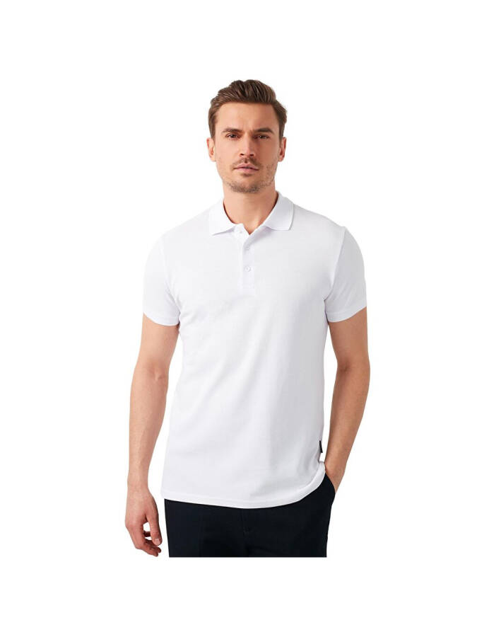 100% Cotton Buttoned Regular Fit Polo T Shirt 5902127 - 10