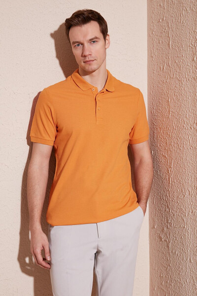 100% Cotton Buttoned Regular Fit Polo T Shirt 5902127 - 13