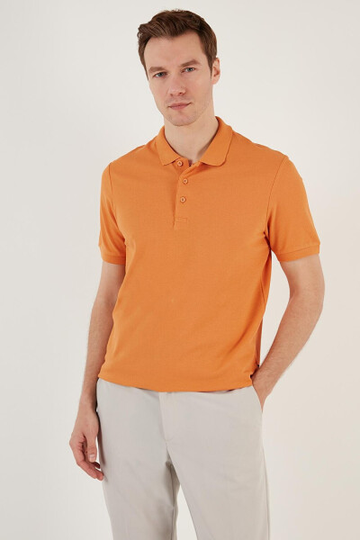 100% Cotton Buttoned Regular Fit Polo T Shirt 5902127 - 16