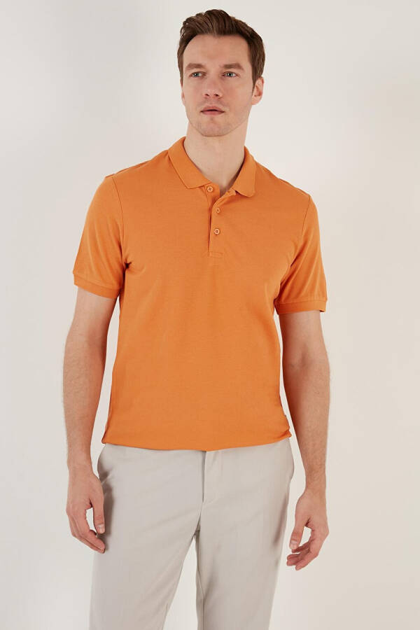 100% Cotton Buttoned Regular Fit Polo T Shirt 5902127 - 17