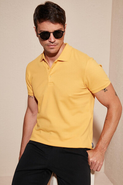 100% Cotton Buttoned Regular Fit Polo T Shirt 5902127 - 19