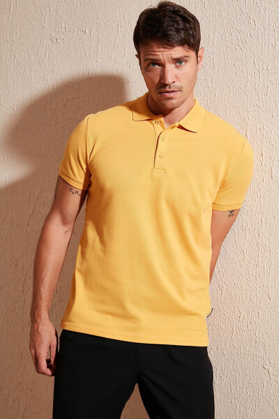 100% Cotton Buttoned Regular Fit Polo T Shirt 5902127 - 20