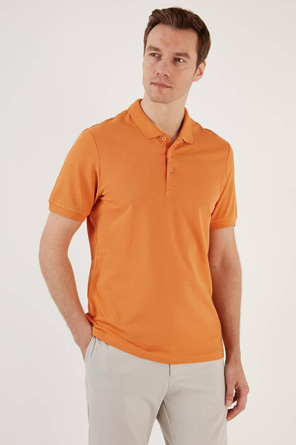 100% Cotton Buttoned Regular Fit Polo T Shirt 5902127 - 10